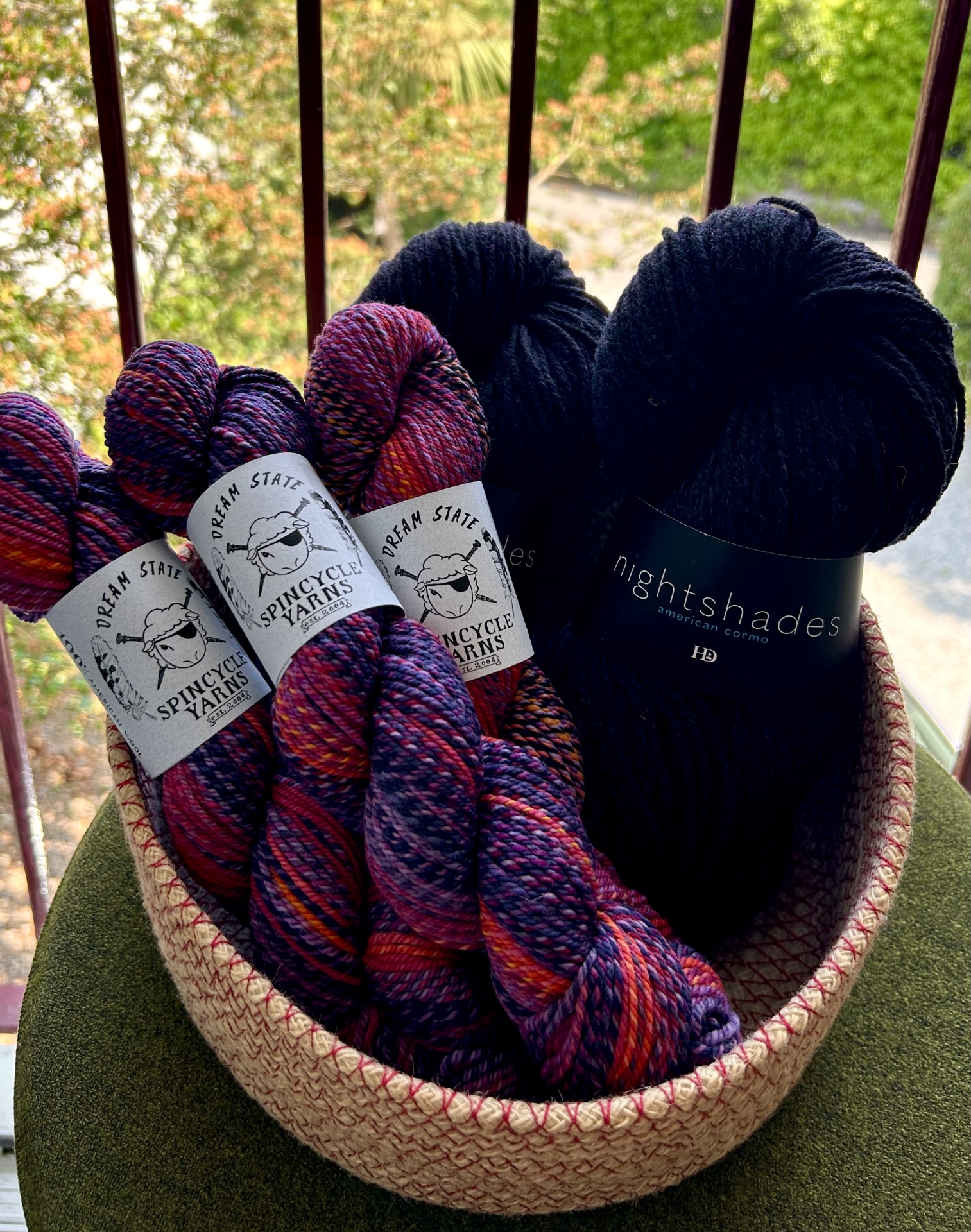 Purple Fire bundle for Fierce sweater by Andrea Oates