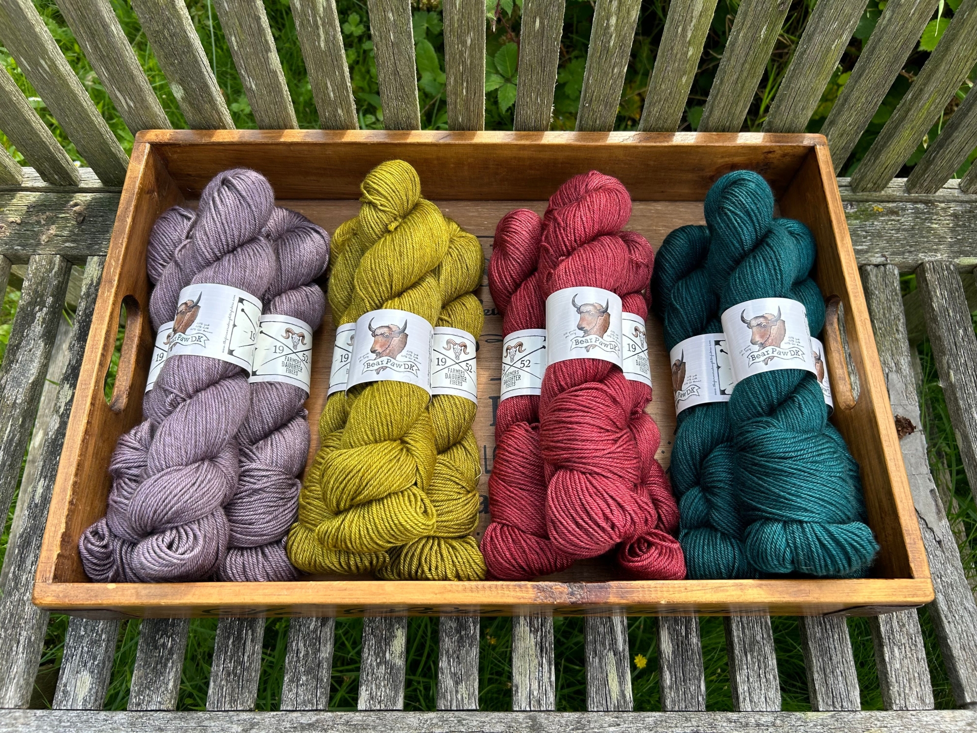 Box of Bear Paw DK Skeins