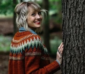 Throwback cardigan pattern