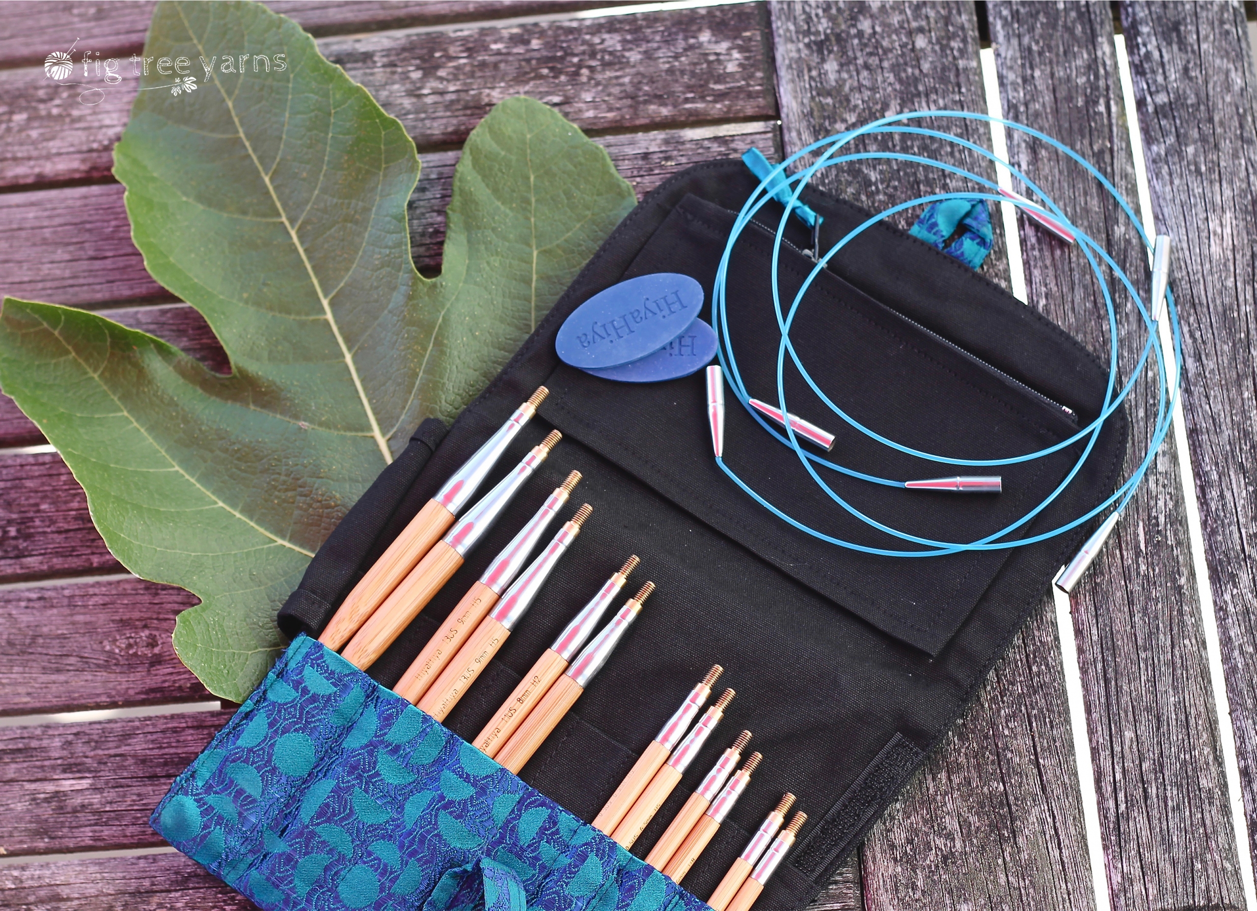 HiyaHiya Interchangeable 5 inch Needle Set in Bamboo