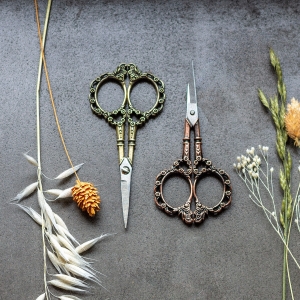 Floral Teardrop Scissors – Never Not Knitting