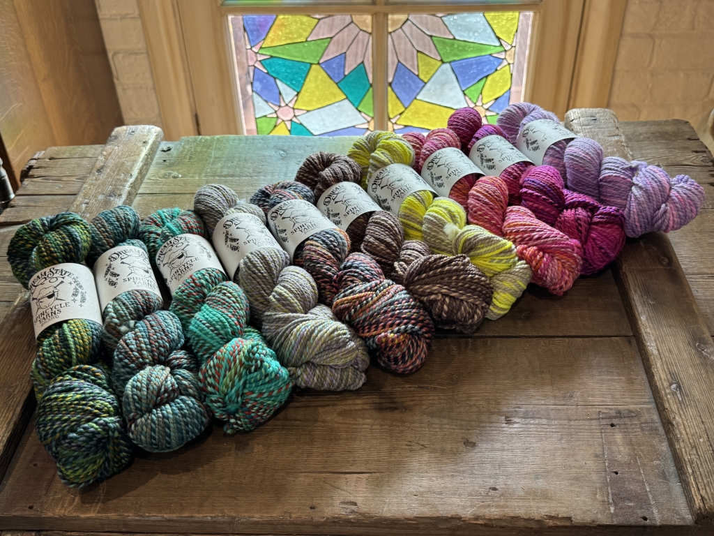 True Worsted Dream State array of skeins