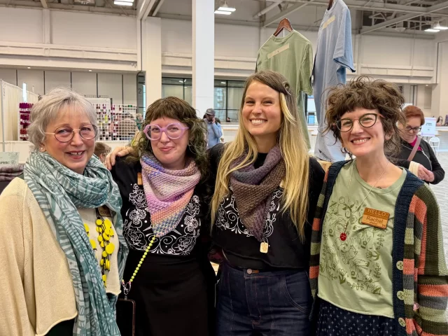 🧶✨ Imogen's Flock Festival Tradition ✨🧶

One of the highlights of Imogen's trip was catching up with Micah, Kate and Rachel from @spincycle_yarns 

As many of you know, Spincycle is one of our very best-selling yarn brands, so it's always a treat to visit their stand, see the latest colours in person, and chat about all things yarn and knitting.

There was plenty of inspiration on display (and perhaps a little temptation too! 😉), with beautiful samples, stunning colourways, and lots of ideas for future projects.

We're delighted to bring Spincycle to our customers, and it was wonderful for Imogen to spend some time with the creative minds behind the yarns that so many of us love to knit with.

Now that she's back from Flock and unpacking all that inspiration, we'd love to hear from you...

Have you knitted with Spincycle before? If so, what did you make? Or tell us what's currently on your needles! 👇🧶

#SpincycleYarns #FlockFiberFestival #KnittingCommunity #YarnLove #HandKnitting #KnittersOfInstagram #LocalYarnShop #WIPWednesday #MakersGonnaMake